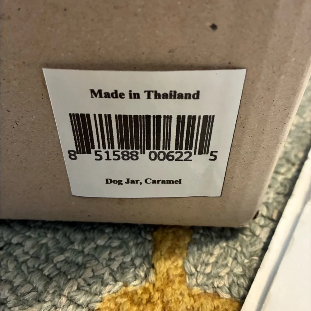 Carmel Ceramica Dog Treat Jar